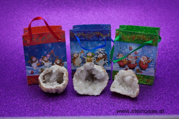 Schneequarz in Weihnachtstüte